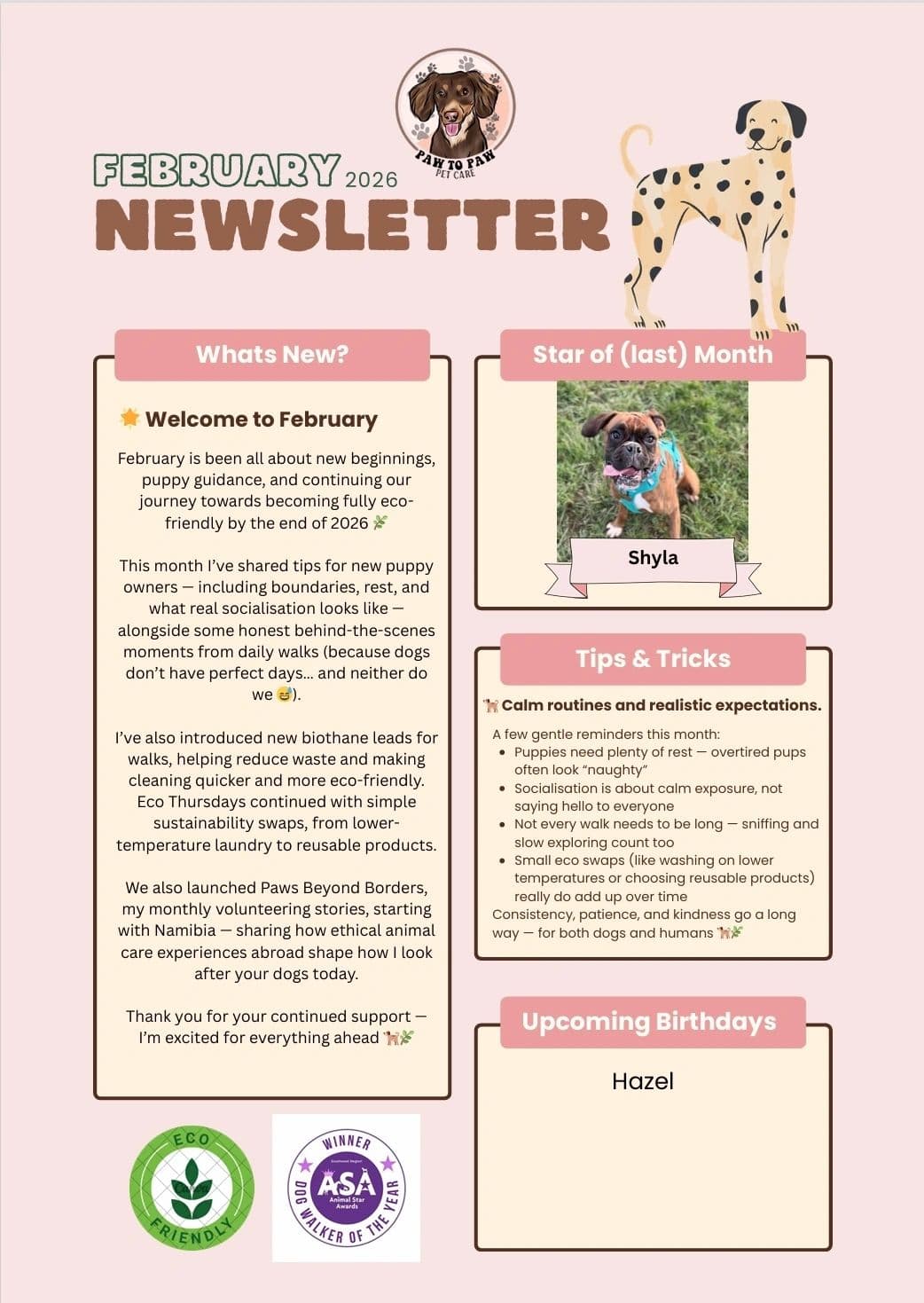 February 2026 Newsletter